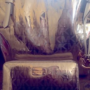 Michael Kors medium tote and wallet